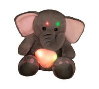 Genérico Elephant Plush Stuffed Animals - LED Light Cute Toys | Cuddly Stuffeds Animal Night Lights | For Kids Adults Girls Boys Living Room Bedroom Shelf Office Car Childrens Day Birthday