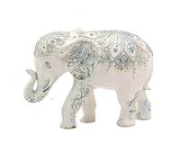Generico Elephant Sculpture,Decorative Collectible Health Strength Figurines,Wealth Elephant Statue Decoration | for Living Room Office Bookshelf Table Bedroom Entrance Desktop