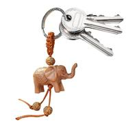 Generico Elephant Theme Key Chain, Three-Dimensional Carved Pendant, Novelty Lucky Charm, Hangable Decoration, for Purse, Backpack, and Key Accessories, Scope of Application