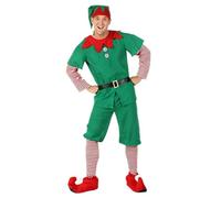 Generico Elfo Di Natale Costume Da Bambini Vestiti Elfo Donna Uomo Costume Di Natale Cosplay Christmas Bambino Costumi Da Elfo Natale Gonna Cappelli Calzini Vestito Aiutante Di Babbo Adulti Carnevale