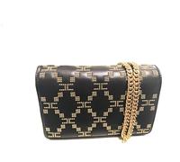 Generico Elisabetta Franchi Borsa Donna a tracolla con catena NERA