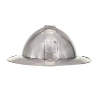 Generico Elmo da Cavaliere Medievale Antico Larp in Acciaio Argento,2.1kg,286213