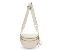 Generico Elysir Crossbody Bag, Roomie Bum Bag, Adjustable Shoulder Strap, for Women, Double Pockets With Large Capacity (beige)