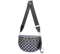 Generico Elysir Crossbody Bag, The Roomie Bum Bag, Adjustable Shoulder Strap, Large Capacity Waterproof Messenger Bag for Travel (H)