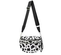 Generico Elysir Crossbody Bag, The Roomie Bum Bag, Adjustable Shoulder Strap, Large Capacity Waterproof Messenger Bag for Travel (E)