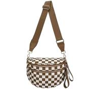 Generico Elysir Crossbody Bag, The Roomie Bum Bag, Adjustable Shoulder Strap, Large Capacity Waterproof Messenger Bag for Travel (V)