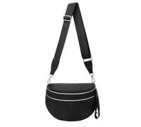 Generico Elysir Crossbody Bag, The Roomie Bum Bag, Adjustable Shoulder Strap, Large Capacity Waterproof Messenger Bag for Travel (A)