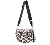Generico Elysir Crossbody Bag, The Roomie Bum Bag, Adjustable Shoulder Strap, Large Capacity Waterproof Messenger Bag for Travel (U)