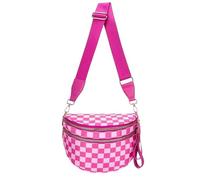 Generico Elysir Crossbody Bag, The Roomie Bum Bag, Adjustable Shoulder Strap, Large Capacity Waterproof Messenger Bag for Travel (K)