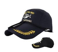 Generico Embroidered Baseball Hat - 54-60cm Fly Fishing Wide Brim Sun