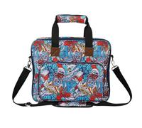 Generico Embroidery Bag, Craft Organizer, Tote Carry Case, Spacious Interior, Zipper Closure, Do It Yourself Needlework Storage, Oxford Cloth Material, 12.6x3.15x11.8in