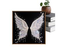 Generico Embroidery Kit - 20cm Square Specification Sparkly Bead Drawing for Beginners, Fun Holiday Indoor Activity with Point Drill Pen, Diamond Needlework for Bedroom Ornament Nursery School Art