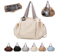 Generico Emma And Kate Everyday Bag, Emma Kate Everyday Bag, Multifunctional Travel Organizer Bags, Boasts Great Storage Capacity (White)