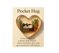 Generico Emotional Hug Card - Heartwarming Relationship Keepsake, Pocket 3D Heart Hug Positive Card For Teens Family Boys Girls Students Adults Friends Him Her Birthday Christmas