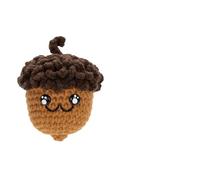 Generico Emotional Plush Acorn | 6x5x7cm Plush Emotional Cheer Up Wool Toy | Warm Card Surprise Knitted Crochet Cute Creative Present Stuff Tabletop Decor For Christmas Thanksgiving Day