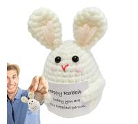 Generico Emotionale Unterstützung Gemüse häkeln - Positives Mini Häkeldekor | Süße Ermutigungspuppe | Kleine Häkeldekoration lustig, Häkelspielzeug für Tisch Geschenk