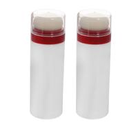 Generico Empty Loose Powder Bottle - 2 Pack PVC Case | Travel Makeup Container With Gentle Powder Puff, Portable Sifter Jar For Setting Powders Talc And Shimmer For On-the-Go Beauty And Travel Use