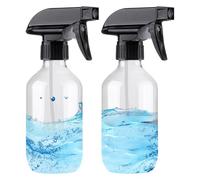 Generico Empty Spray Bottles - 2 Pieces Leakproof Hair Mister 300ml | Large Capacity Sprayers for Hair Care Garden Cleaning Studio Travel Kitchen Household, 18.5x6.4x6.4cm Mist and Watering Tool