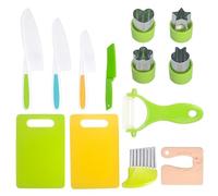 Generico Ensiven, Ensiven Kid Safe Kitchen Set, Ensiven Kitchen Set, Kid-Safe Kitchen Set, Ensiven Toddler Kitchen Set for Real Cooking Safe (13Pcs)