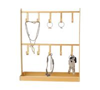 Generico Entryway Key Holder - Space-saving Metal Rack with 10 Hooks - Key Holder Stand - for Entrance Front Door Hallway Living Room Offices Home Apartment Mudroom Foyer
