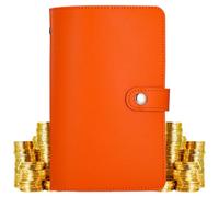 Generico Envelope Savings Book, 100 Piece Budget Holder, 52-W hallenge Organizer with Dividers, Portable Cash Payment Tracker for Expense Management, Durable Finance Planner for School Office