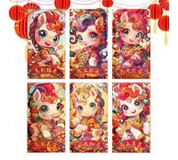 Generico Envelopes - Red Envelopes | Self-adhesive - High-quality envelopess in various quantities 2026 Paper Red Envelopess for the Chinese New Year