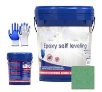 Generico Epoxy Colored Sand Floor Paint, Epoxy Floor Paint, Self-leveling High Gloss Marble Effect Coating, Waterproof and Non-slip for Garage, Basement, Condo, And Plywood Floors as Well (5kg,H)
