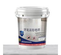 Generico Epoxy Paint Sand Floor, Epoxy Paint Sand Self Levelling Coating, 5.12x5.12 Inch Resinous Finish with Non-Slip Texture, Concrete Sealer, Indoor and Outdoor Coating for Garage and Shower