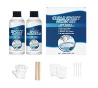 Generico Epoxy Resin - 100ml AB Formula, Clear Resin Epoxy, Hardener Clear Glue Coating | Bubble Free Casting Resiin, Gloss Finish Kit For Jewelry, Earring, Keychain, Bookmark, Coaster Art Projects
