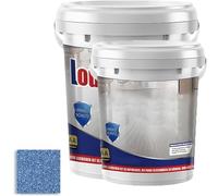Generico Epoxy Sand Floor Paint, Epoxy Colored Sand Floor Paint, Forest Epoxys Floors Paints, Epoxys Gloss Marble Effect Floors Coating 5 Gal (Sapphire blue-500g)