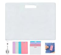 Generico Erasable Badge Note, Vertical Horizontal Erasable Badge Note, Erasables Badges Buddy, Portable Quick Notes Taking Pad for Nurses, Doctors, Dual-Sided Writable, Erasure (1Pcs-h1)