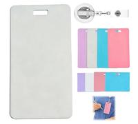 Generico Erasable Badge Note, Vertical Horizontal Erasable Badge Note, Erasables Badges Buddy, Portable Quick Notes Taking Pad for Nurses, Doctors, Dual-Sided Writable, Erasure (1Pcs-s1)