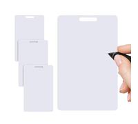 Generico Erasable Notepad Badge | 4 Pieces Vertical - Mini Pocket Notebook Pad - Nurse Doctor Teacher Student Assistant Manager Office Hotel School Trade Show Library Restaurant