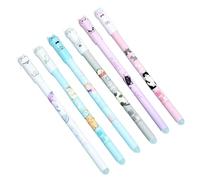 Generico Erasable Pens, Ballpoint Writing Tools, 0.5mm Cat Pattern Ink Pens, Smooth and Reusable Design for Kids, 5.91 Inches, Students, Office, School, Reporters, or Event Planners
