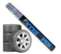Generico Erasable Weatherproof Non-Fading Quick Dry Tyre Drawing Marker, Car Tire Letter Pen For Vehicle Motorcycle Bikes Bicycles Metal | Wheels Paint Tires Drawing Pen,