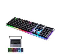 Generico Ergonomic Game Keyboard, Wired Keyboard, Mechanical Keyboard, Aesthetic Keyboard, Floating Key Keyboard, Waterproof Keyboard, Clickable Keyboard, Rgb Keyboard