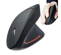 Genérico Ergonomic Mice for Laptop - Wireless Rechargeable Vertical Computer Mouse with USB Receiver | Comfortable Input Device for Work, Study, Home, Business Trip & Professional Creation | Portatile