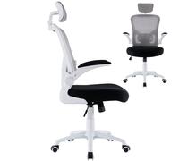 Generico Ergonomic Office Chair, Desk, with Lumbar Support and Back Adjustment, Office Chair with Wheels and Reclining Armrests, Adjustable and Oscillating Headrest