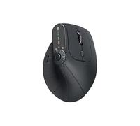 Generico Ergonomic Triple-Connect Wireless Mouse, Tri-Mode Wireless, Screen Display, Programmable Knob, Adjustable DPI 1000-2400, USB-C Recharge, Vertical Ergonomic Mouse (Black)