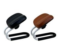 Generico Ergonomischer Meditationshocker - Verstellbare Höhe Komfort | Rutschfeste Basis,Hochwertiger Stabilität, Metall PU Stuhl Für Yoga, Meditation, Japanischer Niedriger Hocker Zuhause, Tempel,