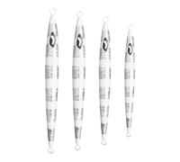 Generico Esca da sul Ghiaccio,Set da 4 Pezzi Luminescente al Buio con Amo - Esca da - per Pesce Gatto Acque Salate Dolci Barca Crappie Walleye Uomini Adolescenti