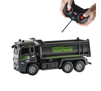 Generico Escavatore Telecomandato - ABS | Carrello Elevatore 4WD Mini Mezzo Da Cantiere RC - Bulldozer Motorizzato Montaggio DIY STEM Giocattolo Veicolo Con Pala Meccanica