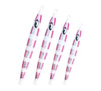 Generico Esche da | 4 Esche Luminose al Buio con Amo | da per Acque Dolci | per Pesce Gatto Acque Salate Dolci Barca Crappie Walleye Uomini Adolescenti