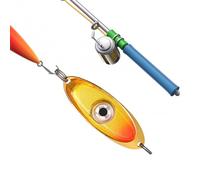 Generico Esche per la a LED, Esca da,Luce Esca a Goccia Profonda | Flamante Impermeabile a Forma di Occhio Attraente Bagliore per la Barca Avventure di Kayaking Acqua Salta di AWACHE SAGHT