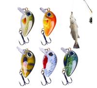 Generico Esche Swimbait 5 Pezzi Esche da Pesca Realistiche Oscillanti | Swimbaits Artificiali per la Pesca per Acqua Salata Campeggio Stagno Kayak Lancio all'Aperto Bass Trota Pesce Gatto Crappie