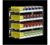 Generico Espositore Automatico per Sigarette per la Vendita al Dettaglio, Vassoio Trasparente con spingitore Automatico Integrato, Montaggio a Parete/Piano di Lavoro per Un Comodo utilizzo sul Mercat