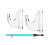 Generico Espositore da Parete con Supporto per Spada - Costruzione Robusta, Supporto da pareteper supportoper Spada, supportoda Parete per in plexiglass Trasparente Acrilico | Supportoper