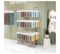 Generico Espositore da Terra per Campioni di Tessuto, Organizer per Sciarpe e Biancheria Intima, espositore per Tende/trapunte/Coperte per Boutique e Sale espositive - Soluzione di archiviazione vers