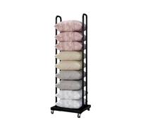 Generico Espositore For Cuscini Mobile A 360°, Scaffale For Cuscini Verticale, Organizer Decorativi, For La Scuola Domestica Hotel(Black)