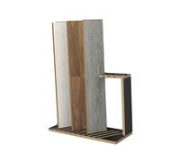 Generico Espositore For Piastrelle Da Pavimento Con Griglia 10/20, Espositore For Campioni Di Piastrelle In Porcellana, For Sale Espositive, Magazzini E Supermercati(54X24X43cm)